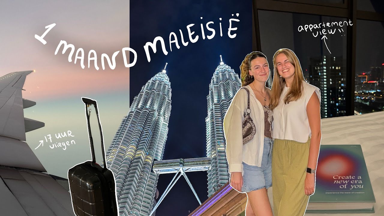 voor het eerst naar Zuidoost-Azië | kom met mij mee naar Kuala Lumpur :) | vlog 1