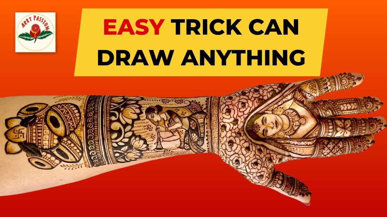 WISH I had this TRICK when I started as mehndi artist | New Mehendi artist loving this | Its so easy