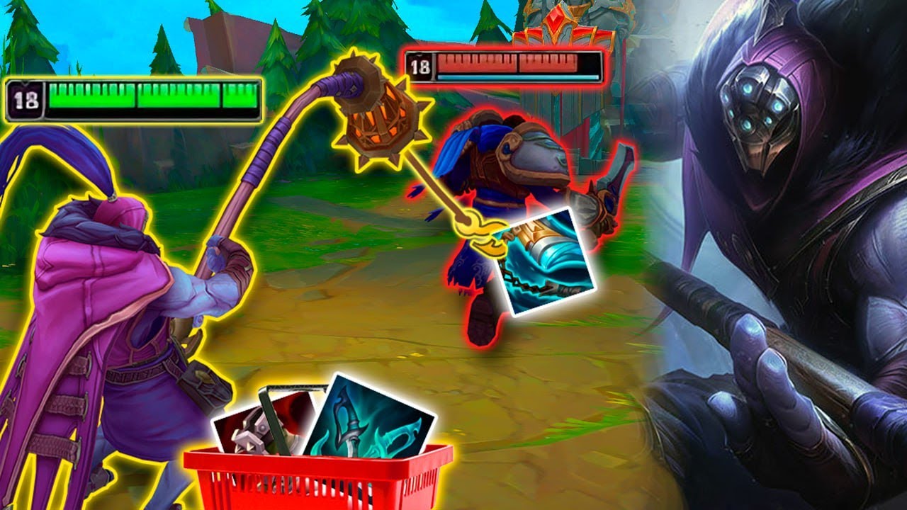 Я КОПИРУЮ КАЖДЫЙ ПРЕДМЕТ, КОТОРЫЙ СОБИРАЕТ МОЙ ВРАГ | Лига легенд Джакс League of legends