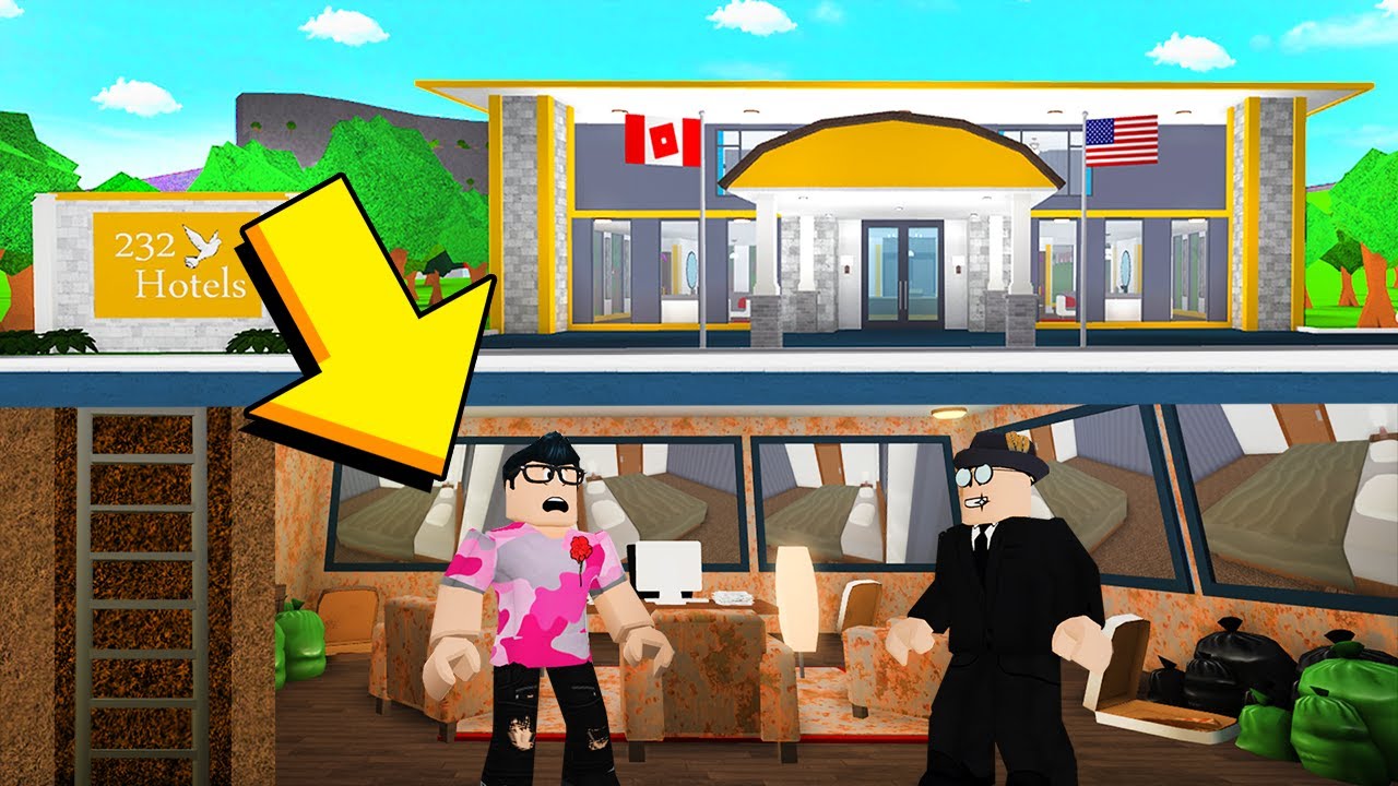 Я остановился в ХУДШЕМ отеле... и нашёл ЭТО... (Roblox Bloxburg)