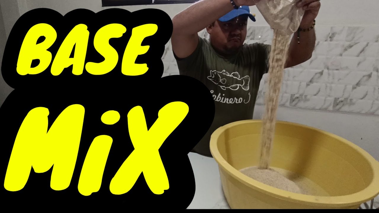 Base Mix - harinado base para engordo de Carp Fishing 🎣