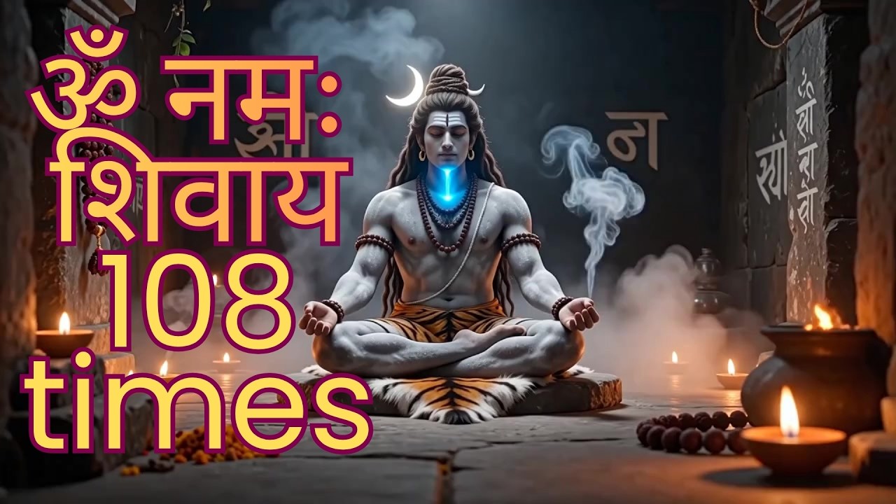 ॐ नमः शिवाय मंत्र जाप 🕉️ | 108 बार शिव मंत्र | Powerful Shiva Chanting | Mahadev Mantra Meditation