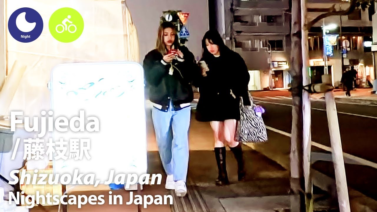 ⁴ᴷ Shizuoka: Fujieda Station (静岡県: 藤枝駅) - Japan Walking Tour (January, 2024)