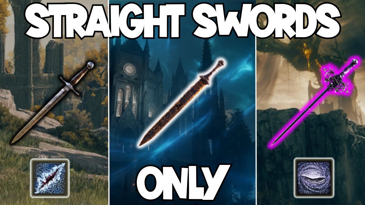 Elden Ring, But I Can ONLY Use STRAIGHT SWORDS