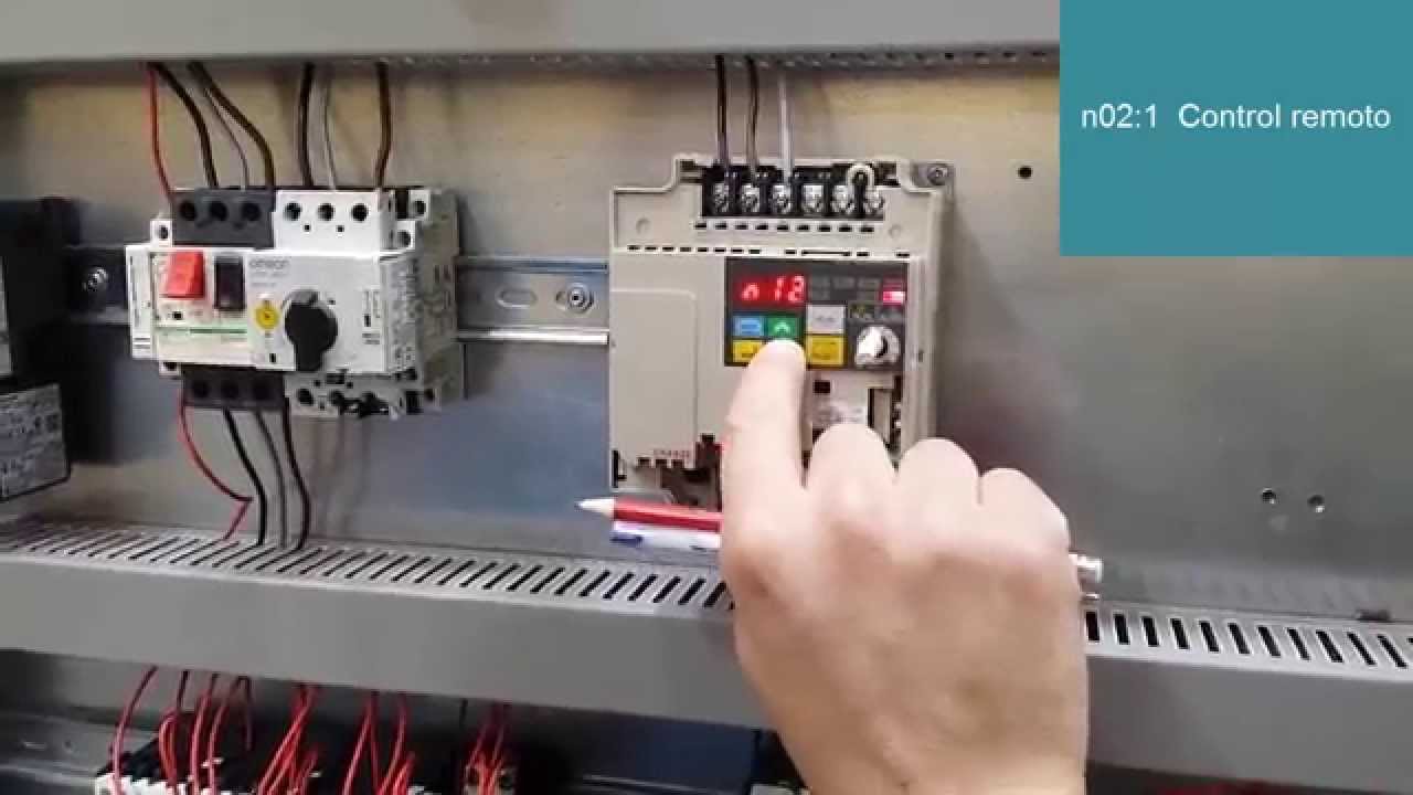 Programación Variador Omron 3G3JV