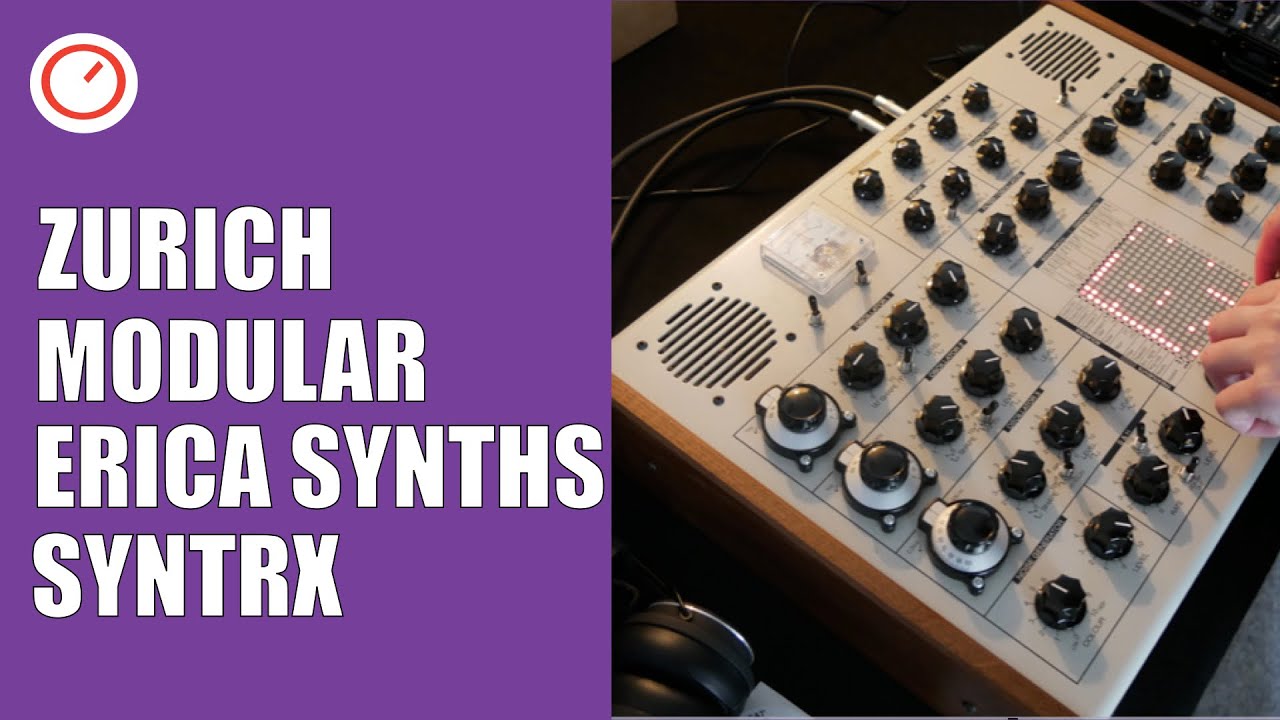 Erica Synths SYNTRX (Prototype) Mini Sound Demo | Zurich Modular 2019 | SYNTH ANATOMY