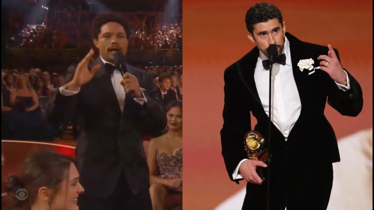 Trump HUMILIATED at the Grammys by Bad Bunny, Trevor Noah, Billie Eilish & more