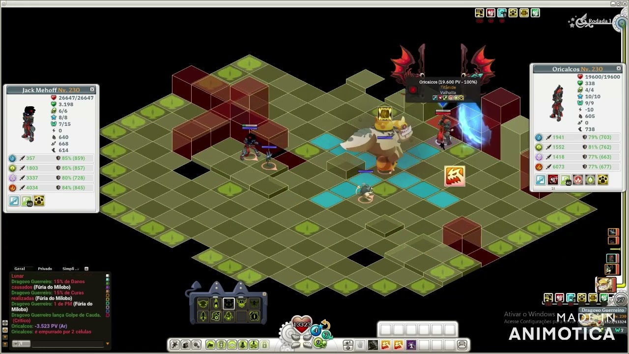 Osa vs Osa - Wakfu (230 Rank 3 VS Rank 2 fight) Jack Mehoff vs Oricalcos