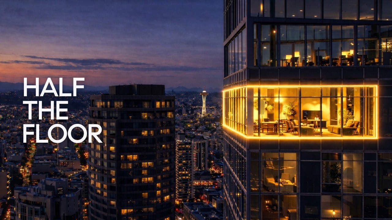 Inside a Seattle Home Commanding HALF the Floor!