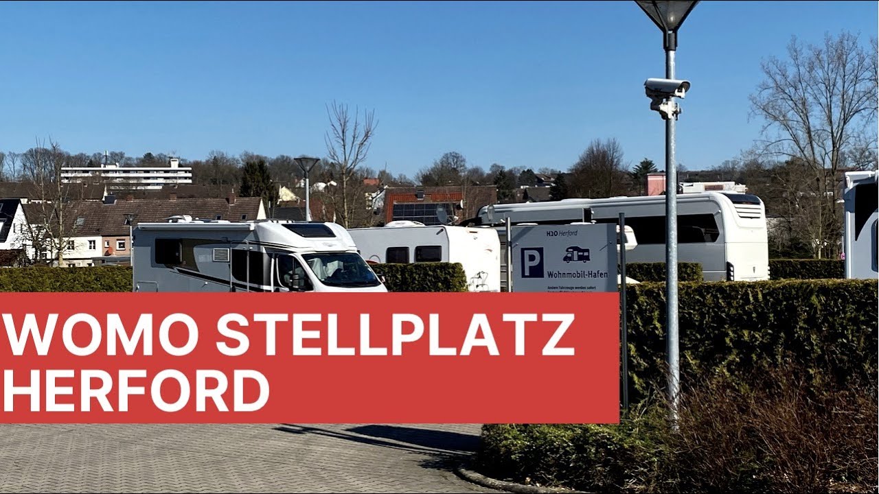 Herford, Reisemobilhafen & Wohnmobilstellplatz am h2o Schwimmbad Bericht by Cardu