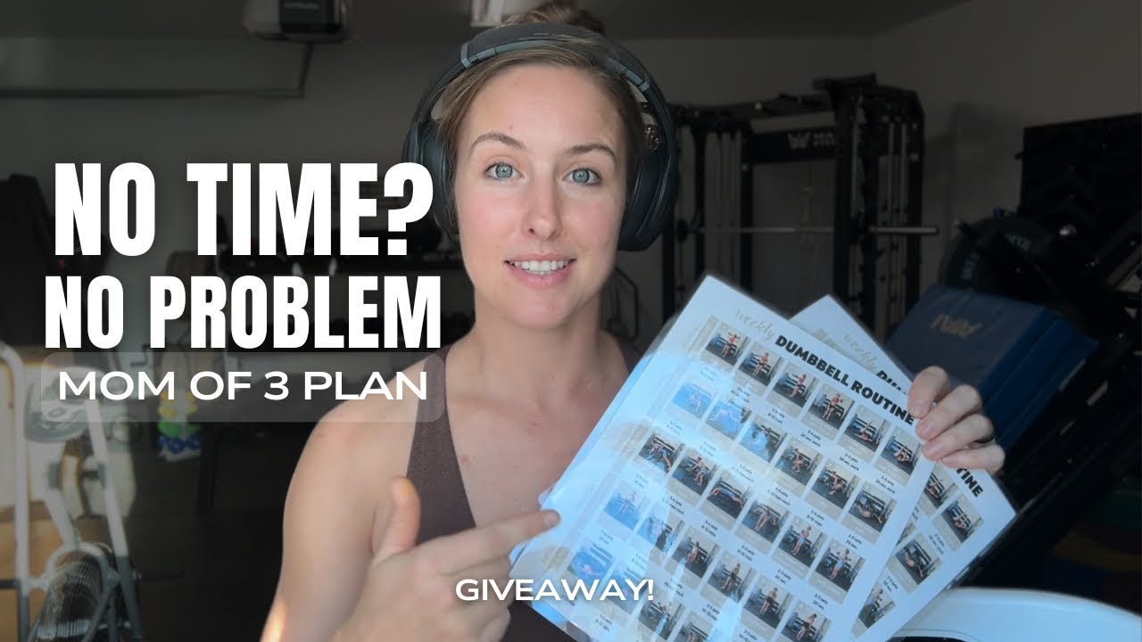 Dumbbell Home Workout Split for Busy Moms (Minimal Time, Maximum Results) 