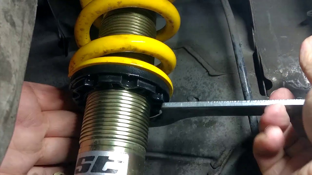 350z ST ST-X Coilover Adjustment