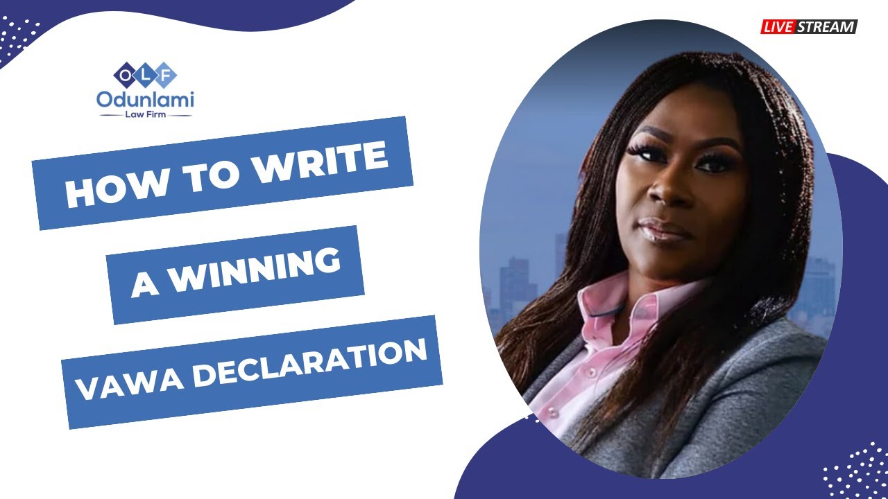 How to Write a Winning VAWA Declaration