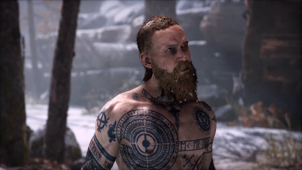God of war 2018 - Kratos Defeats The Stranger - Blades of Chaos - Max Difficulty
