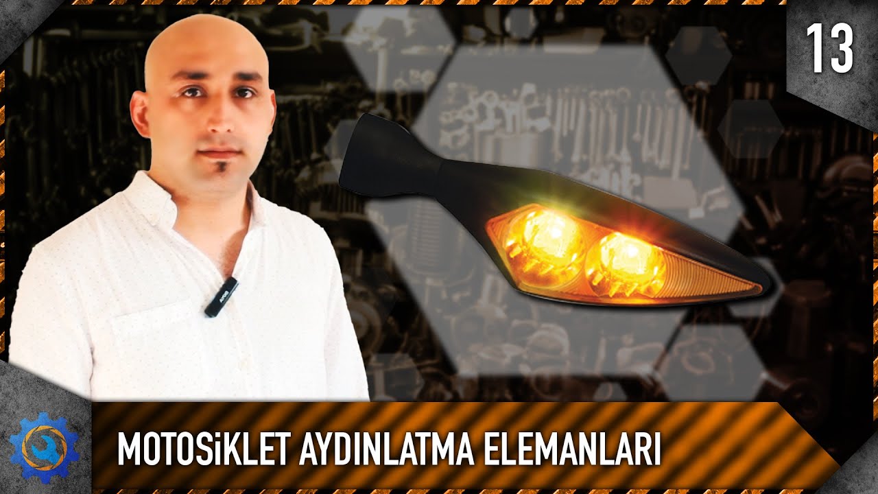 Aydınlatma Elemanları | Motosiklet Parçaları ve Çalışma Prensipleri | 013