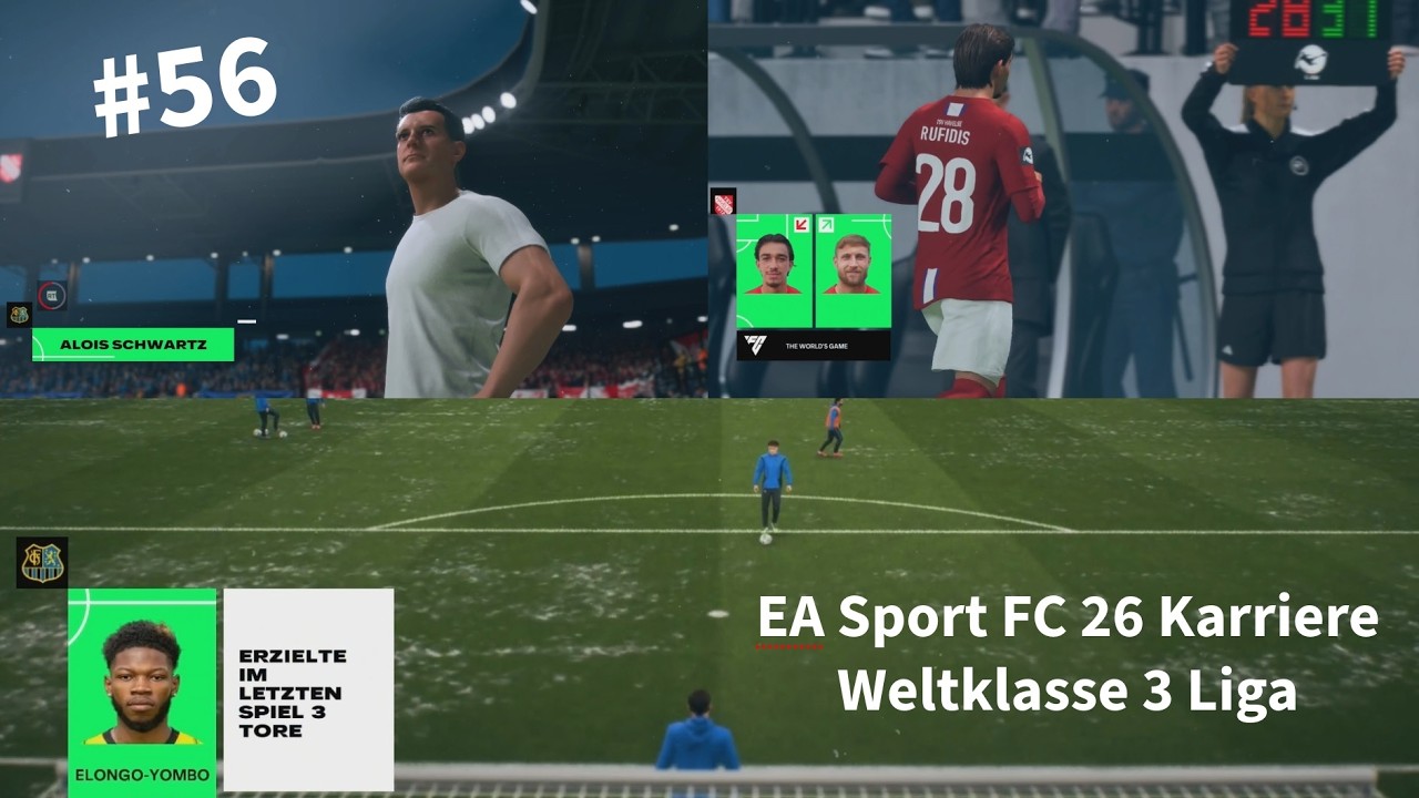 EA Sport FC 26  -Karriere Weltklasse 3 Liga-Saarbrücken -Hevelse/Folge 56/ Let's Plays