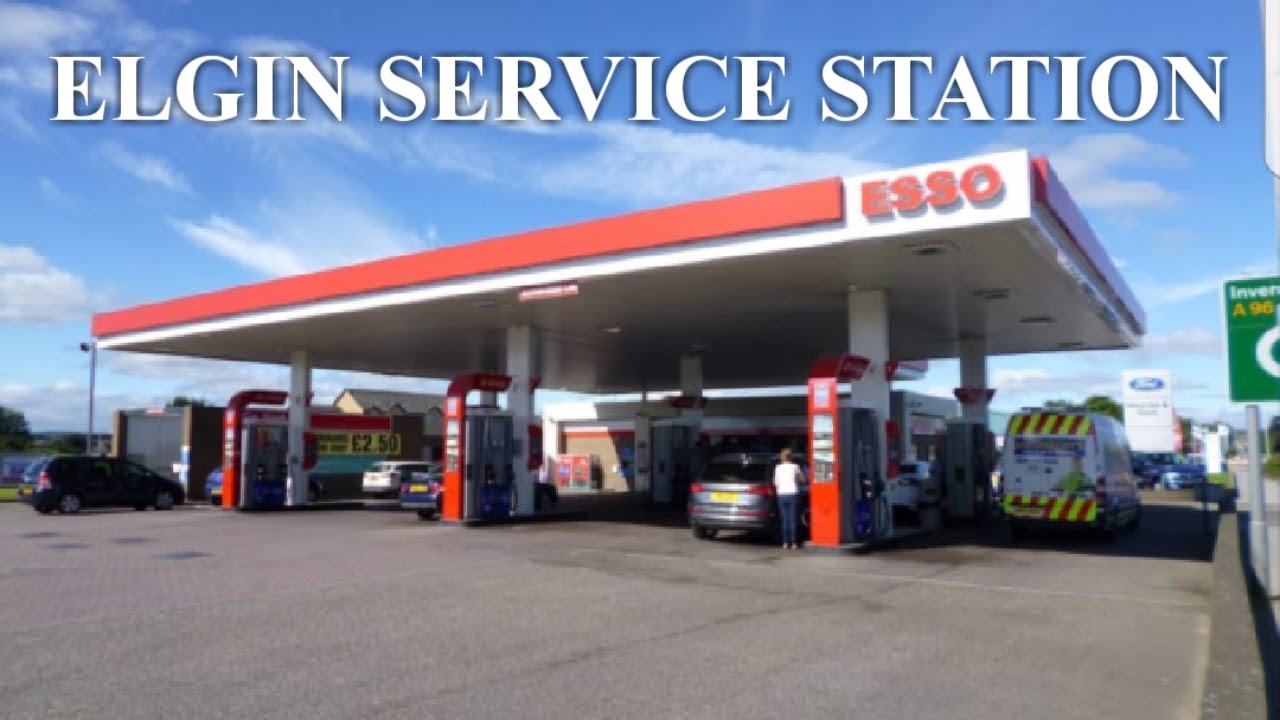 SERVICE STATION AROUND ELGIN | #esso #shell