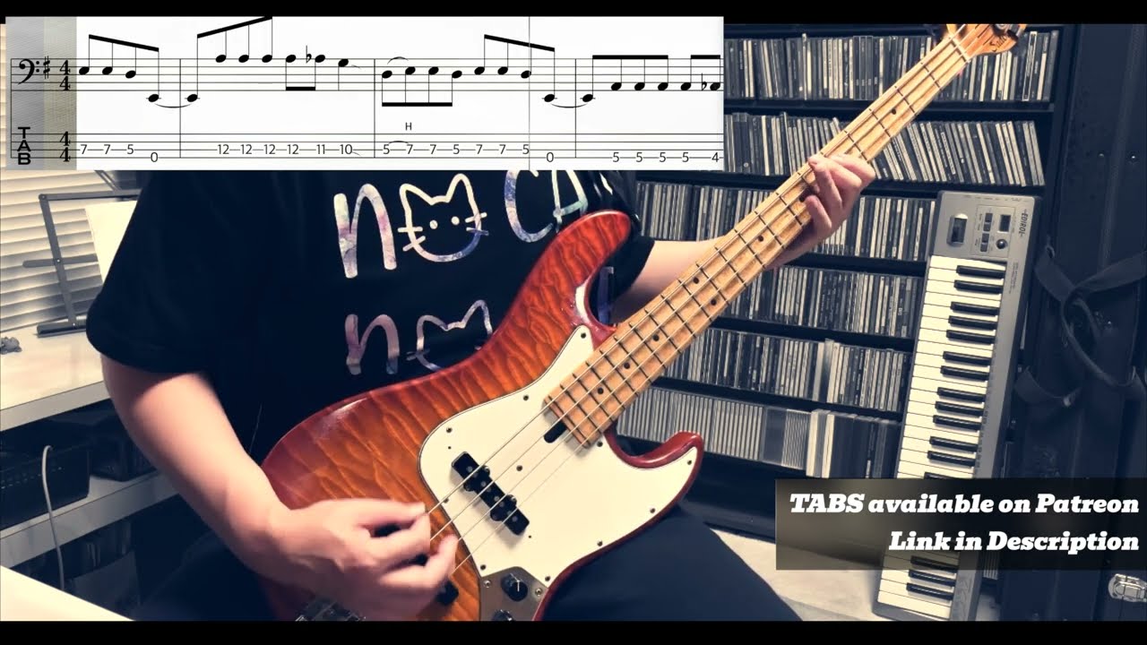 U2 - Vertigo (Bass Cover) BASS TAB