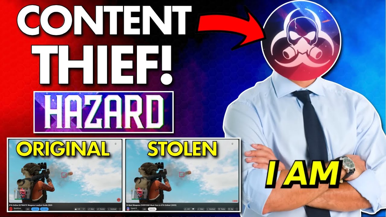 HAZARD IS A CONTENT THIEF! Exposing His Stealing
