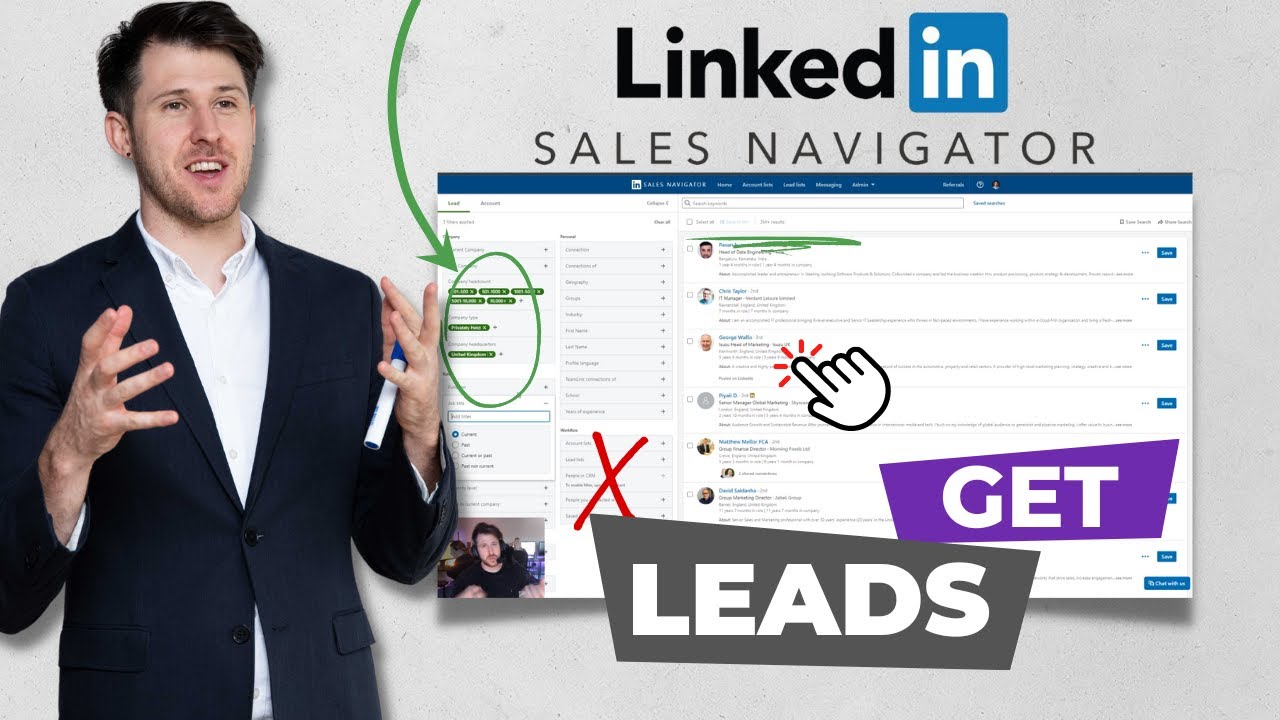 How To Use LinkedIn Sales Navigator To Get Endless Leads 🤯 [2025] (Complete Guide)