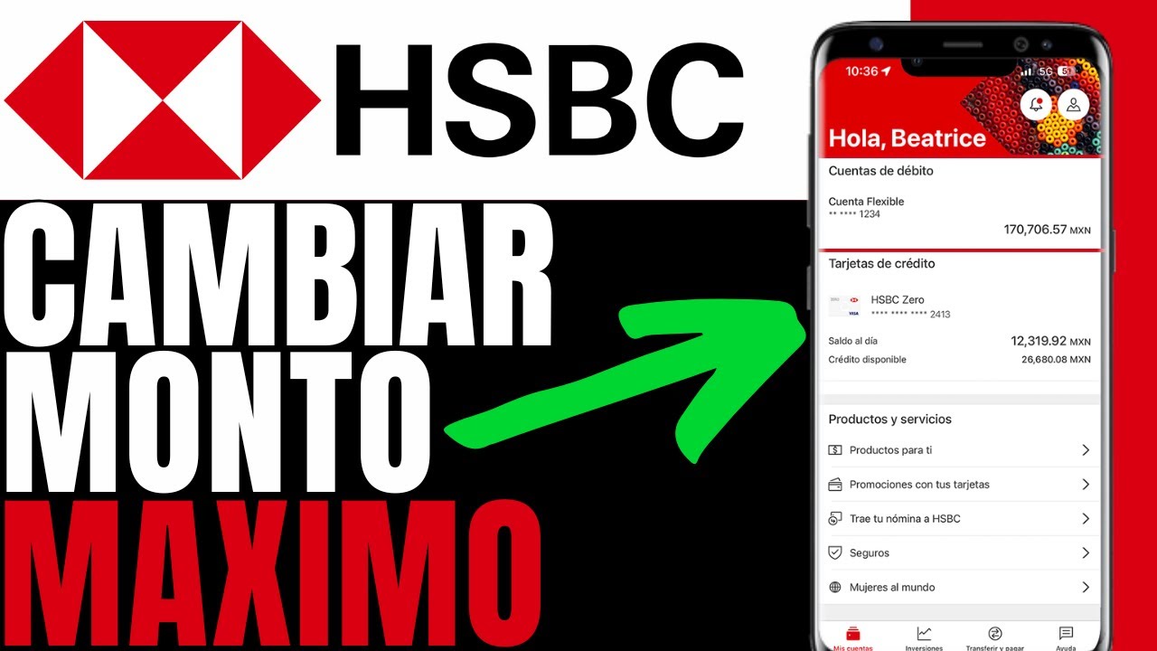 Como CAMBIAR El Monto Maximo De Transferencia En HSBC | (Guia Completa 2025)