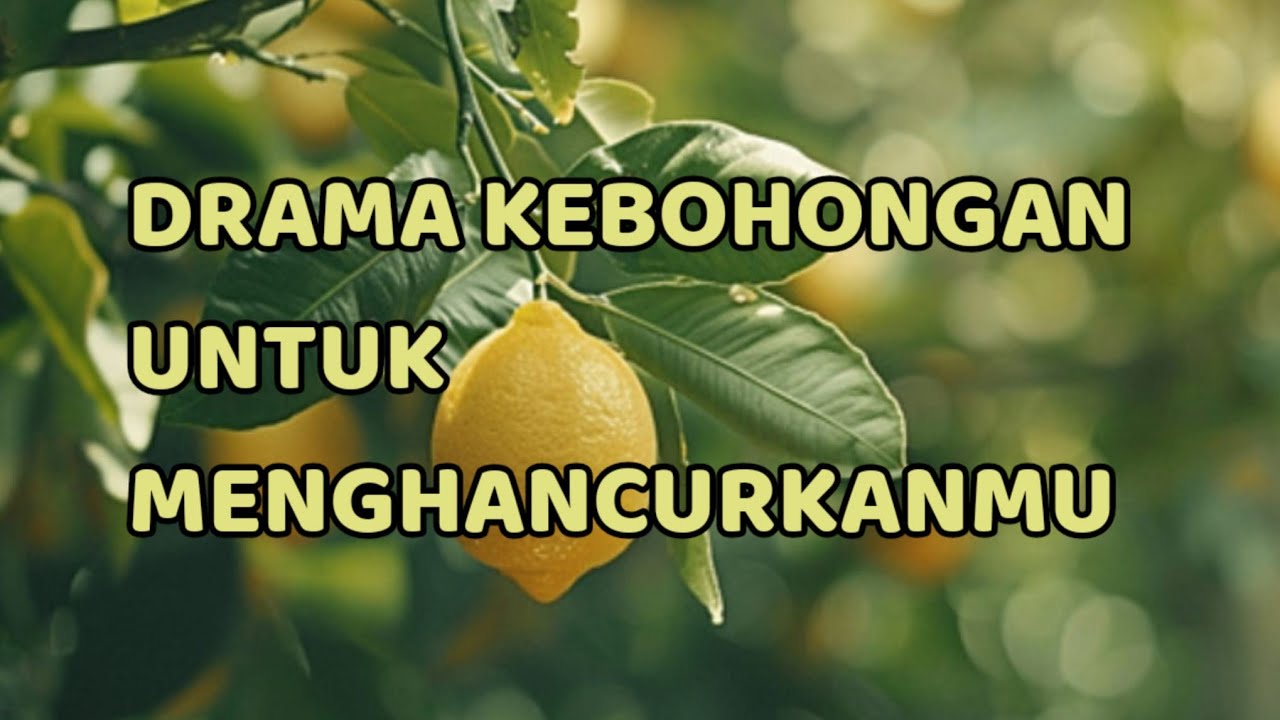 🎆 MENCIPTAKAN DRAMA KEBOHONGAN UNTUK MENGHANCURKAN KAMU 🎆