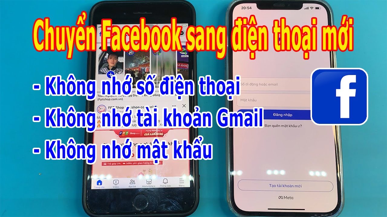 Cách chuyển tài khoản Facebook sang điện thoại mới khi quên mật khẩu