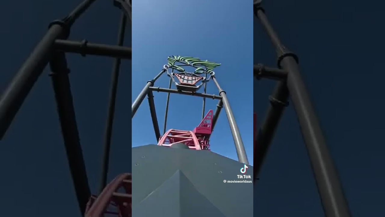 DC Rivals HyperCoaster Movie World Gold Coast #australia #goldcoast #rollercoaster