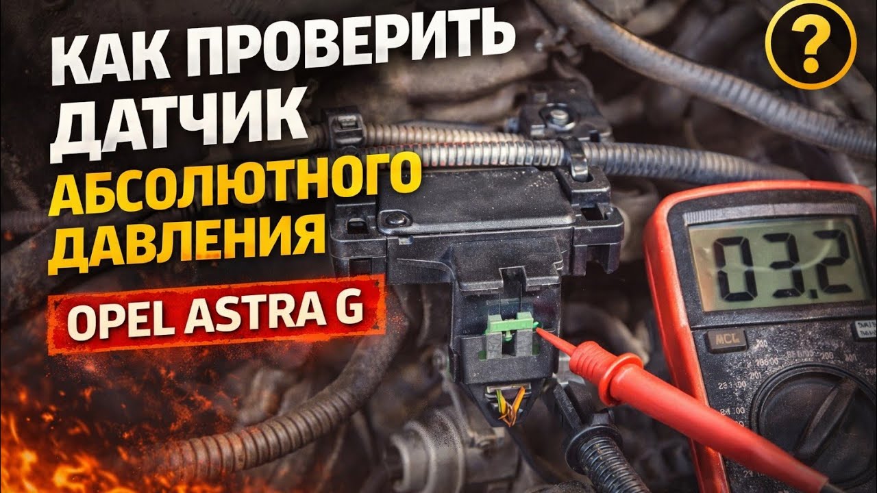 Opel astra G.Как проверить датчик абсолютного давления