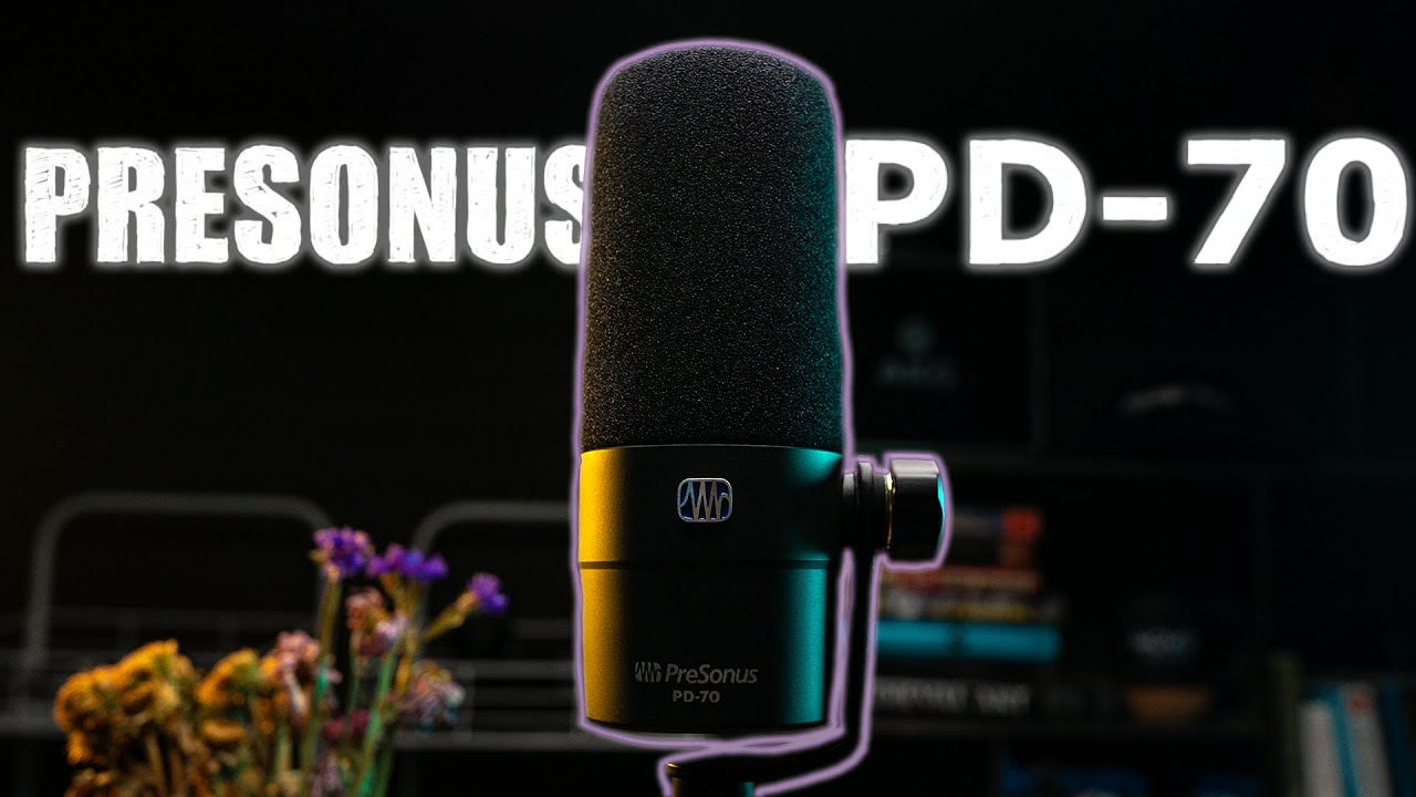Presonus PD-70 Broadcast Dynamic Mic Comparison | SM7B, Podmic