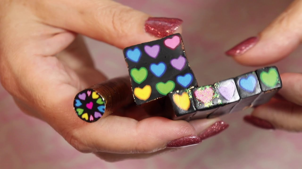 How To Create A Cane with A Cutter in Polymer Clay Extreme Beginner