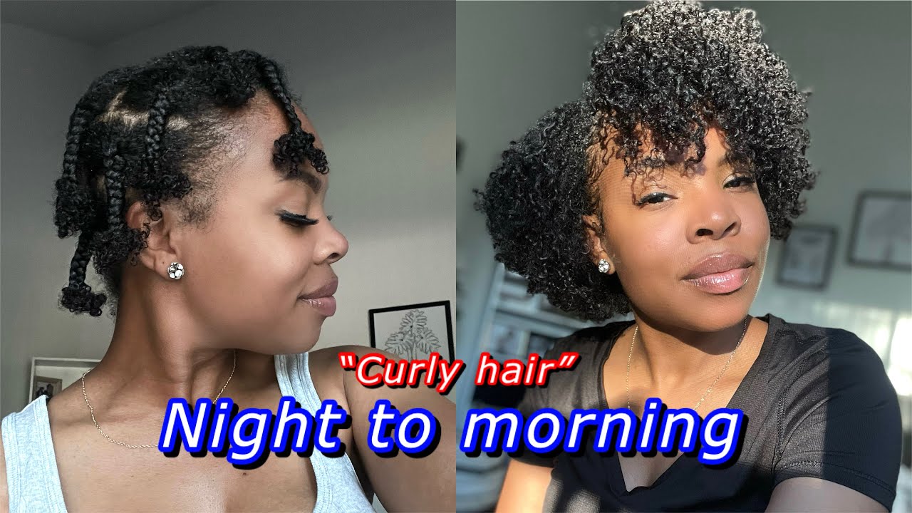 My Natural hair night + morning routine for | length retention | part 2
