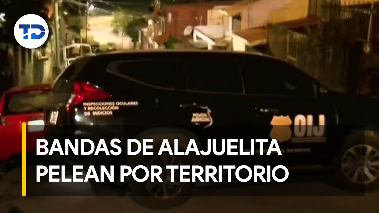 Tres bandas criminales disputan territorio en Alajuelita