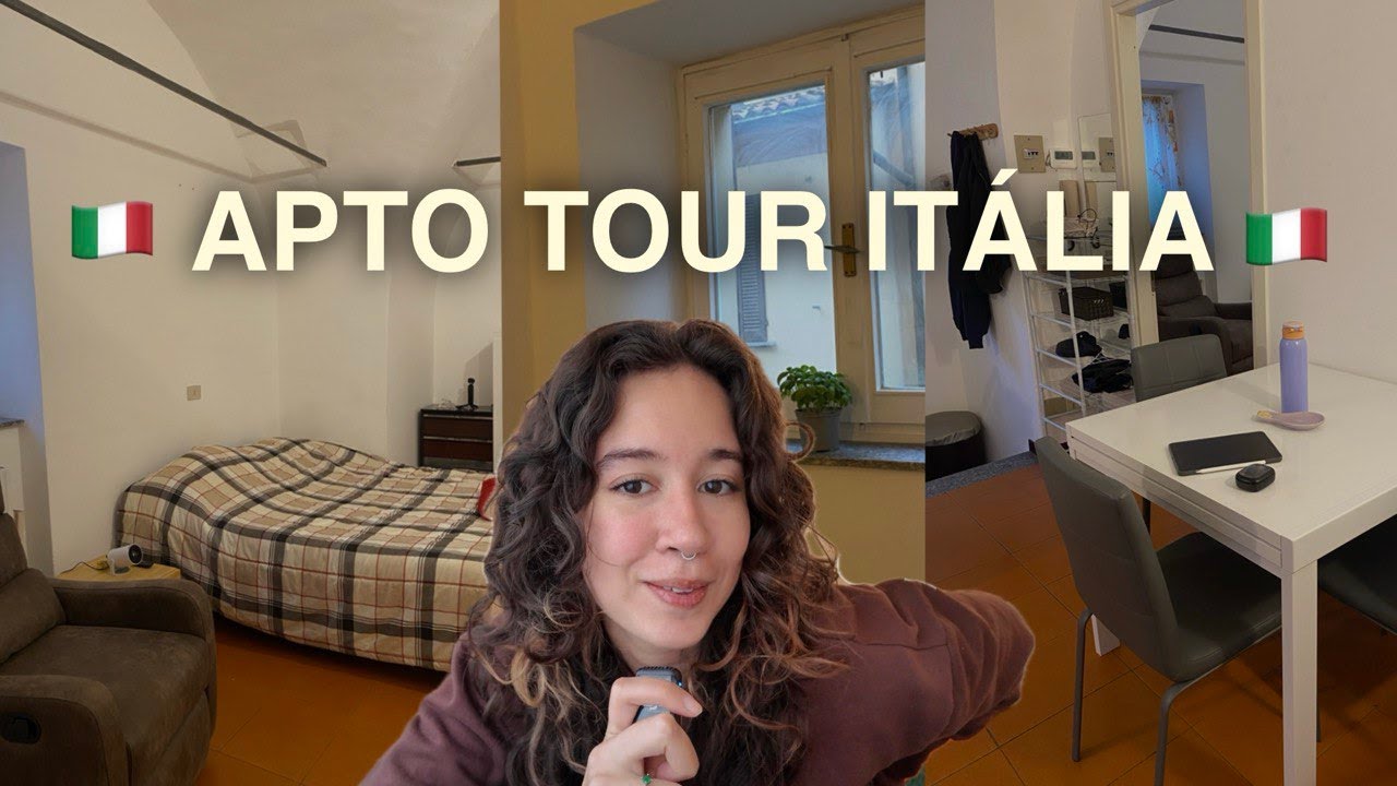 TOUR PELO MEU APARTAMENTO NA ITÁLIA 🇮🇹