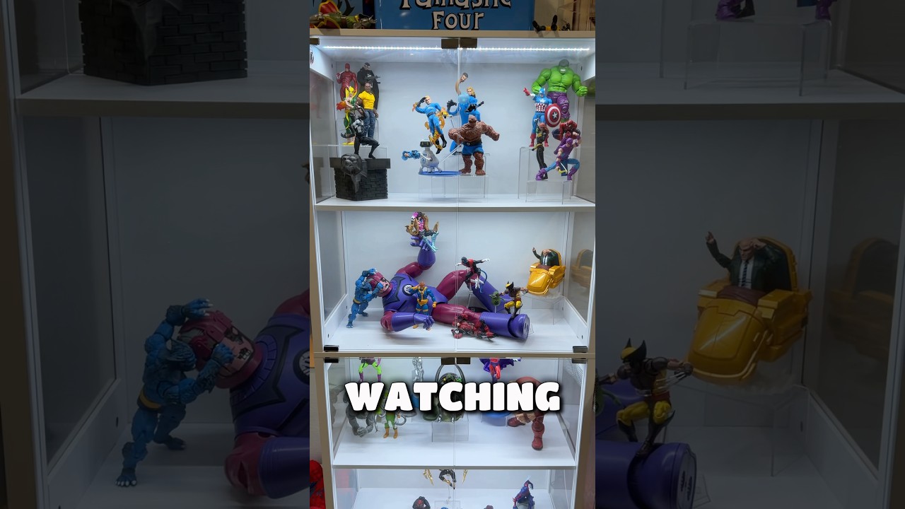 Переделываю свою коллекцию комиксов Marvel! #фигурки #витрина #коллекция #аниме #marvel #человекпаук
