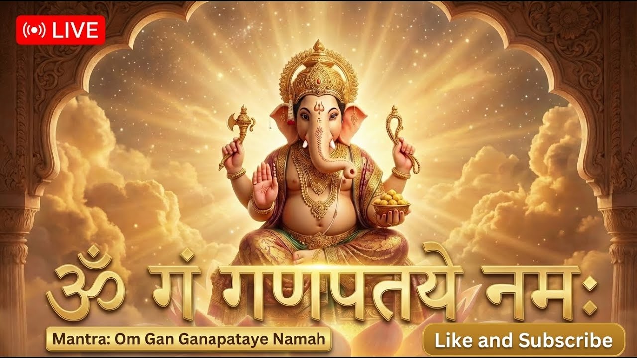 Powerful Ganesh Mantra for Success  #OmGamGanapatayeNamah #GaneshMantra #ganeshbeejmantra