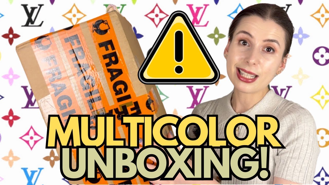 UNBOXING MY NEW LV MULTICOLOR BAG!! 😲 Louis Vuitton Multicolor Murakami COLLECTION