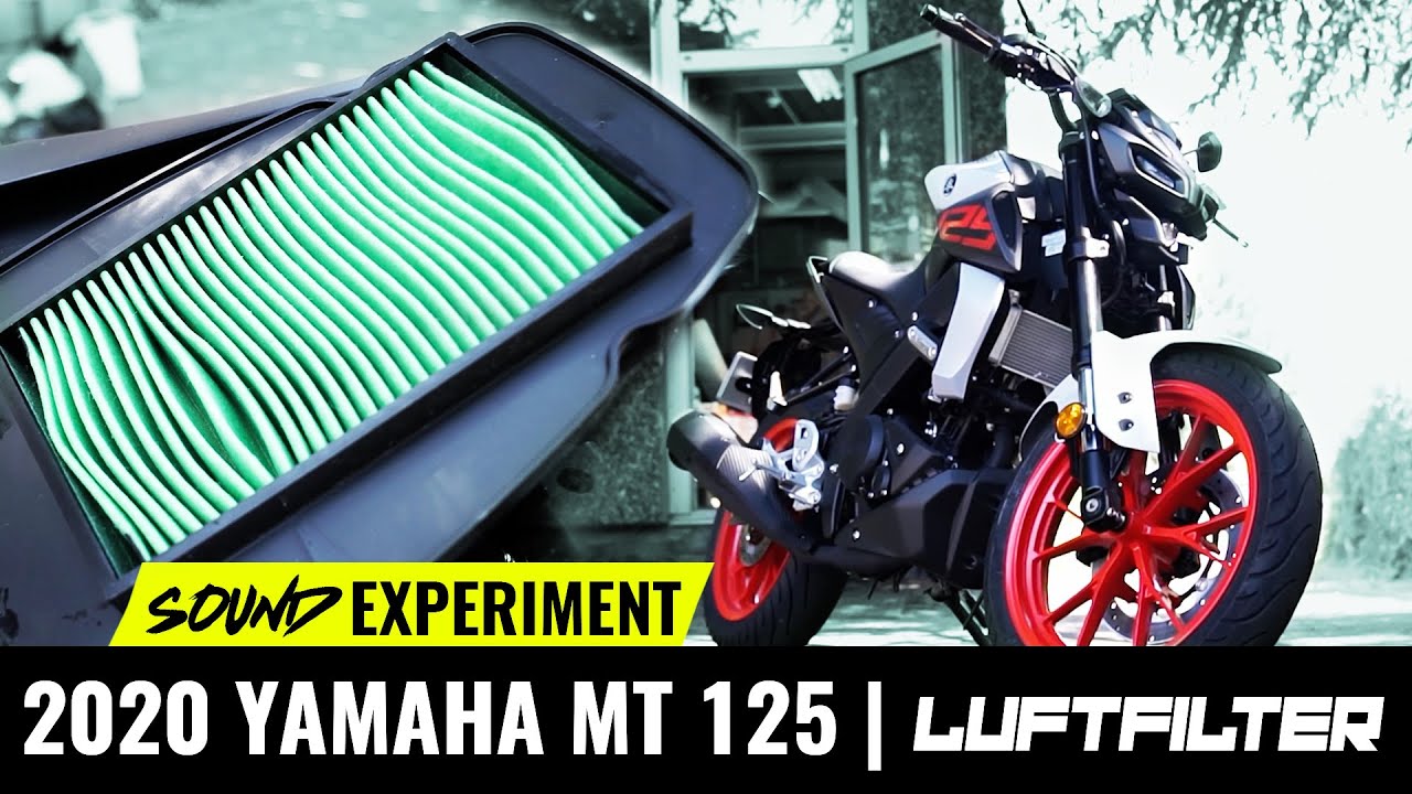 Yamaha MT 125 Luftfilter wechseln | + Soundexperiment