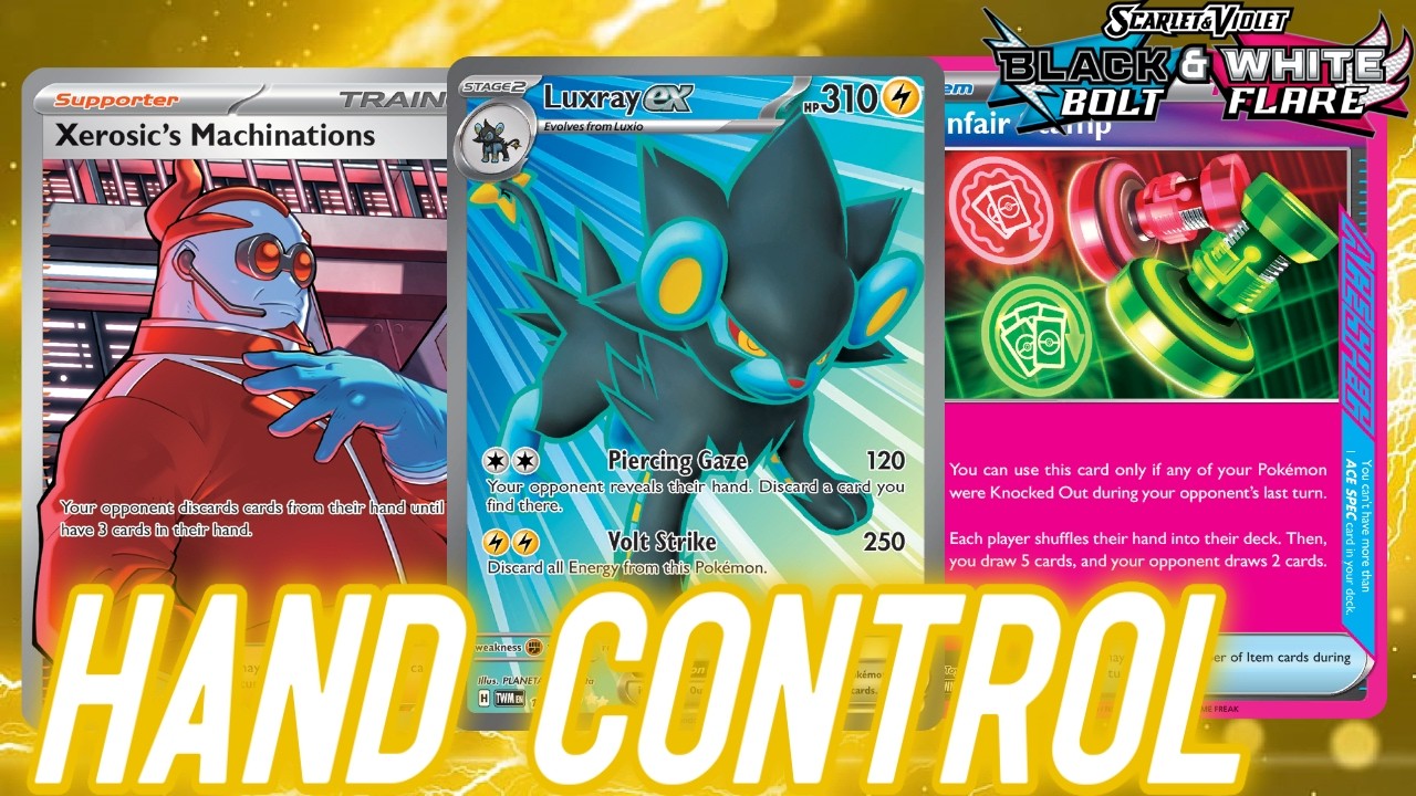 ⚡⚡ Luxray ex Deck Adds New Support Pokemon from Black Bolt/White Flare | PTCGL