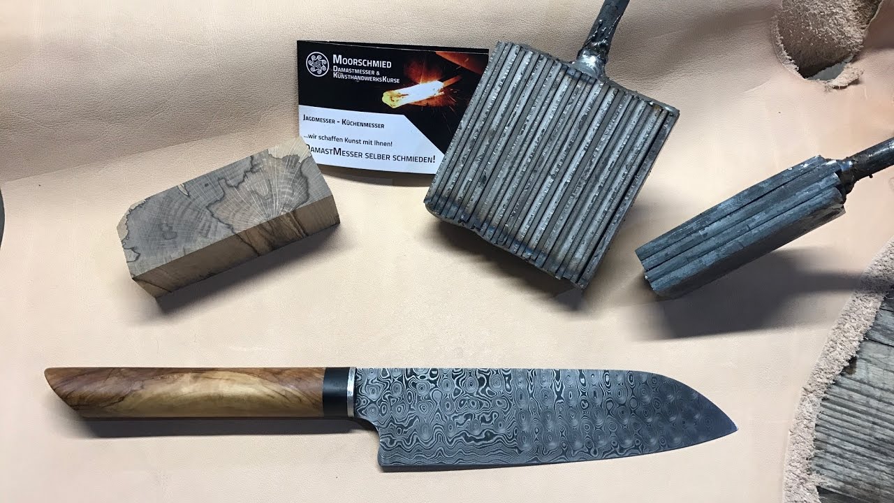 Mein selbstgeschmiedetes Damast Messer
