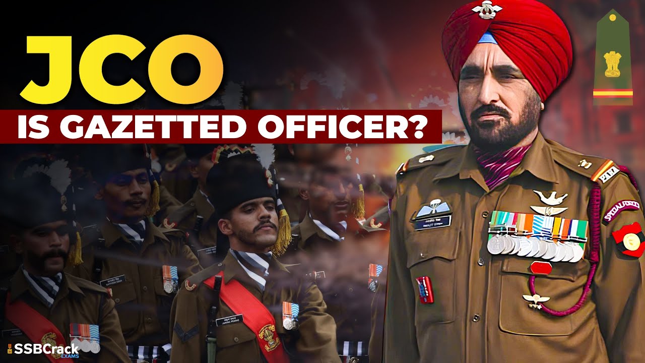 Is Army JCO a Gazetted Officer?