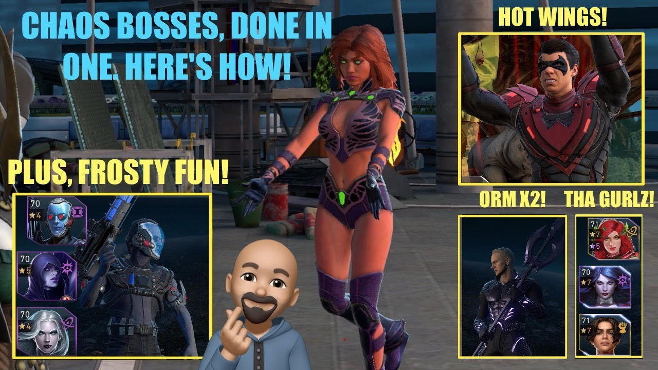How to deal w/Chaos Bosses, Frozen fun w/Freeze & Killer Frost, Gurl Power, more! Injustice 2 Mobile