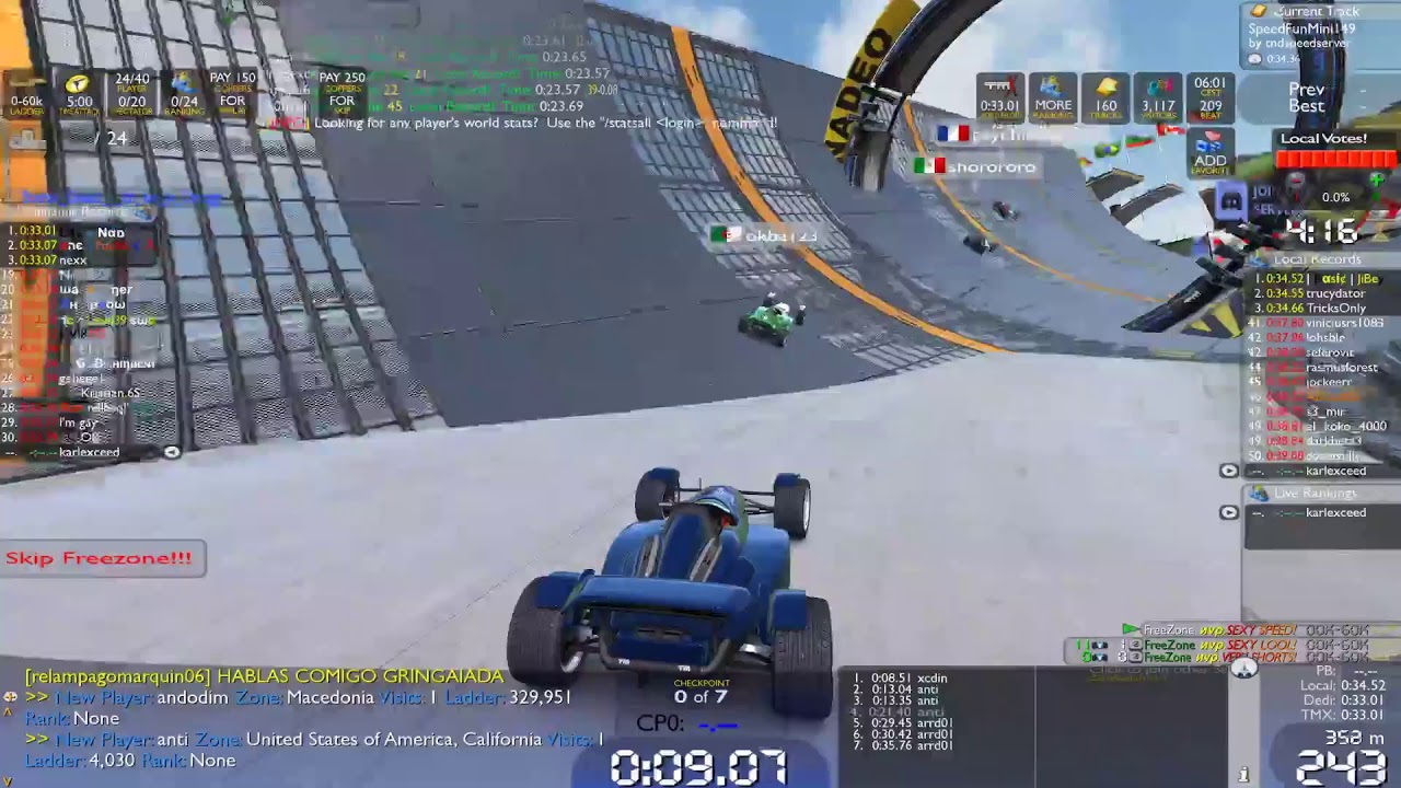 TrackMania Nations Forever Online Multiplayer in 2020