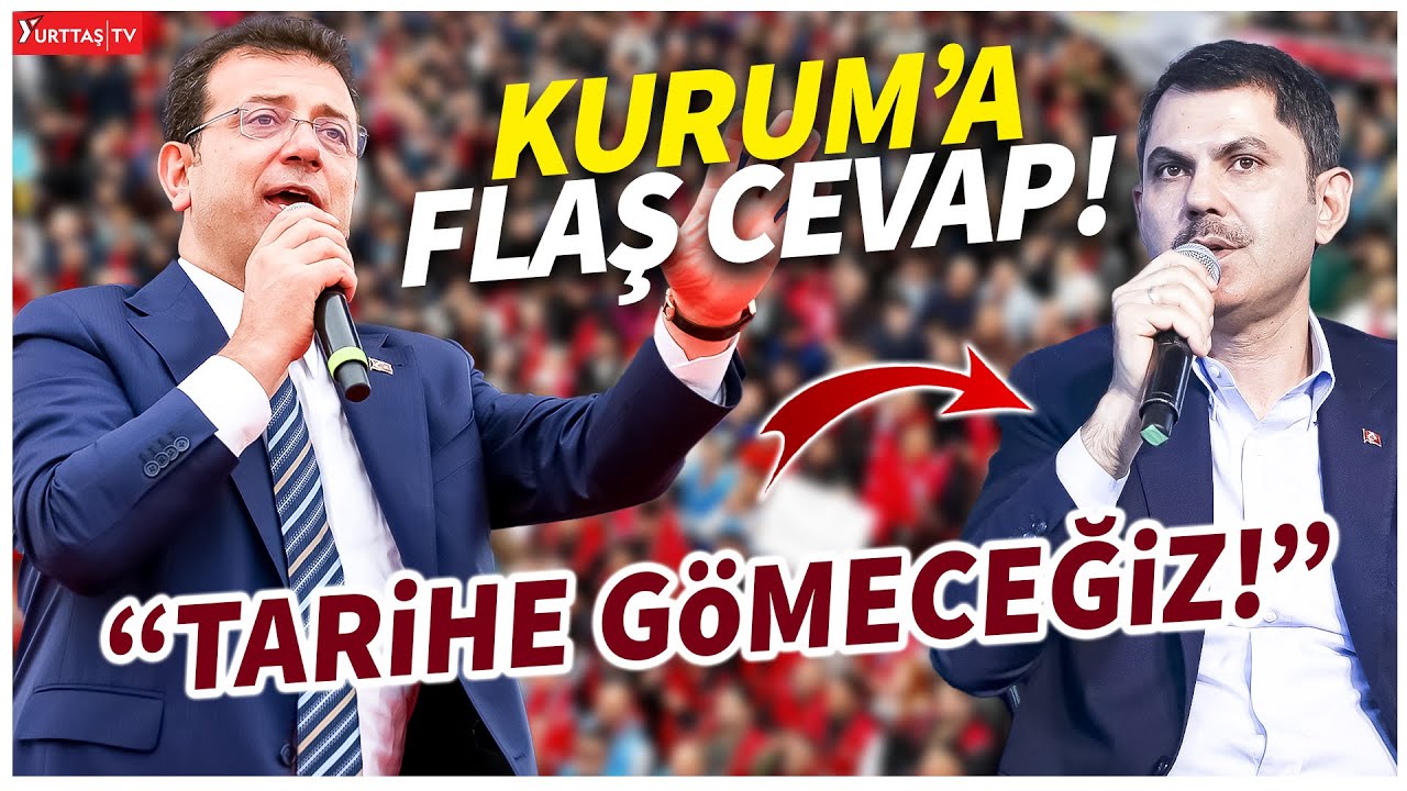 Ekrem İmamoğlu'ndan Murat Kurum'a flaş cevap! 