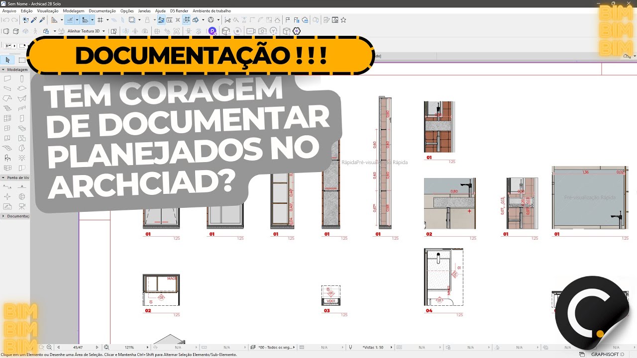 🎥 LIVE 23: Documentação Técnica de Marcenaria no Archicad | Lab Cocada