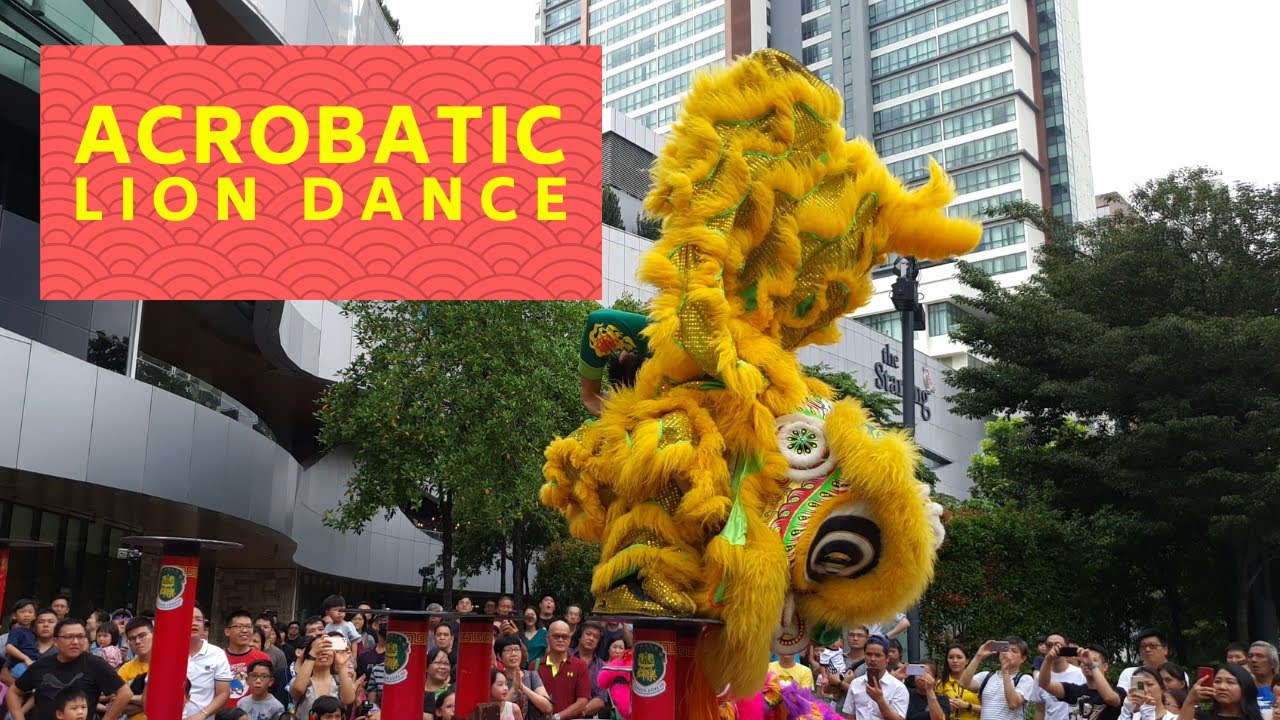 Acrobatic Lion Dance 2020 @ The Starling Mall |  Khuan Loke National Champion