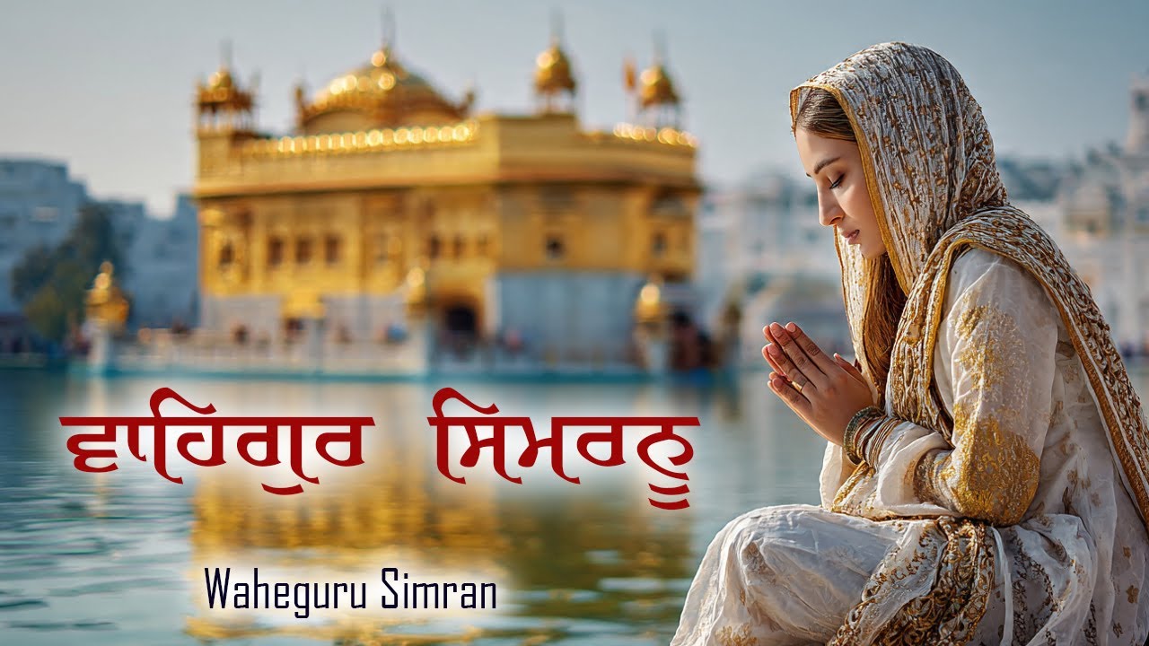 Waheguru Simran ~ ਵਾਹਿਗੁਰੂ ਸਿਮਰਨ ~ Most Relaxing Music #waheguruji #waheguru #wahegurusimran