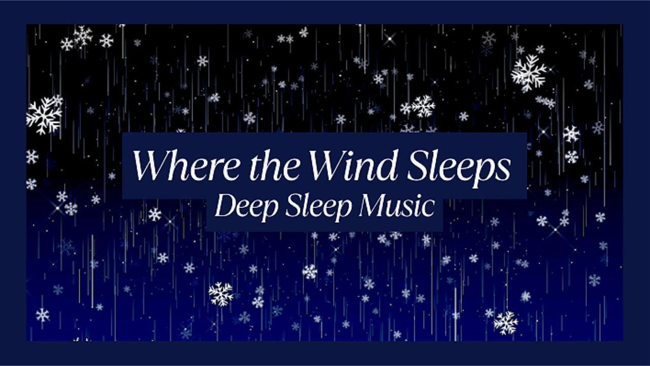 Deep Sleep Music | Snowfall Ambience with Ethereal Synths