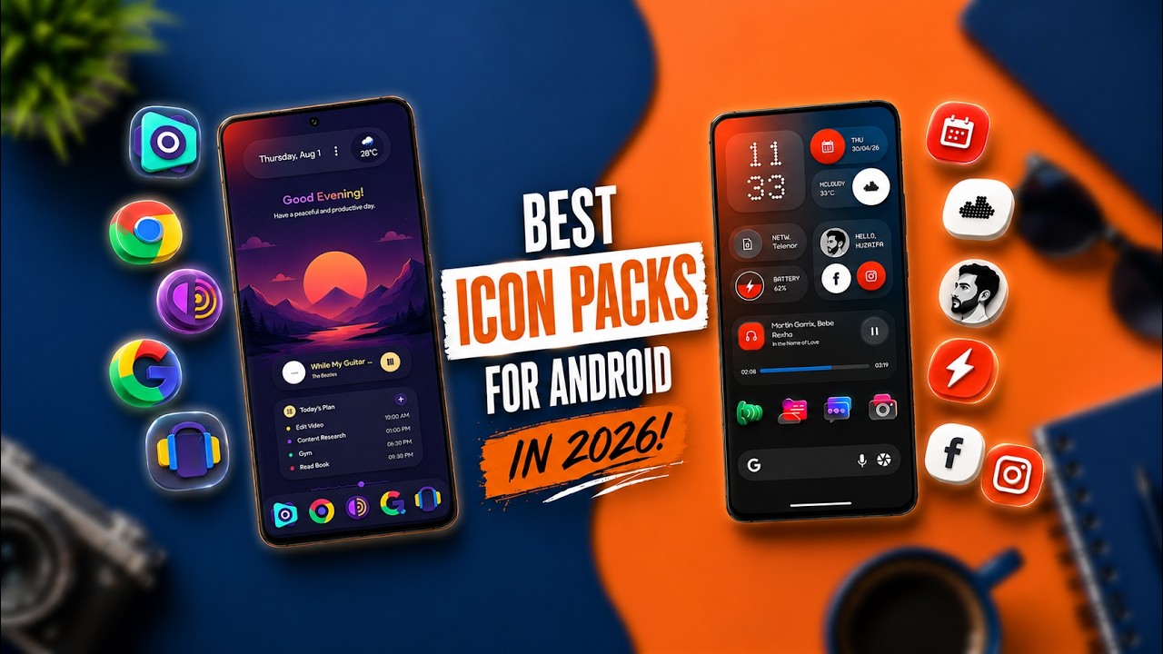 Customize Like a PRO With These Best ICON PACKS For Android [2026 Edition]