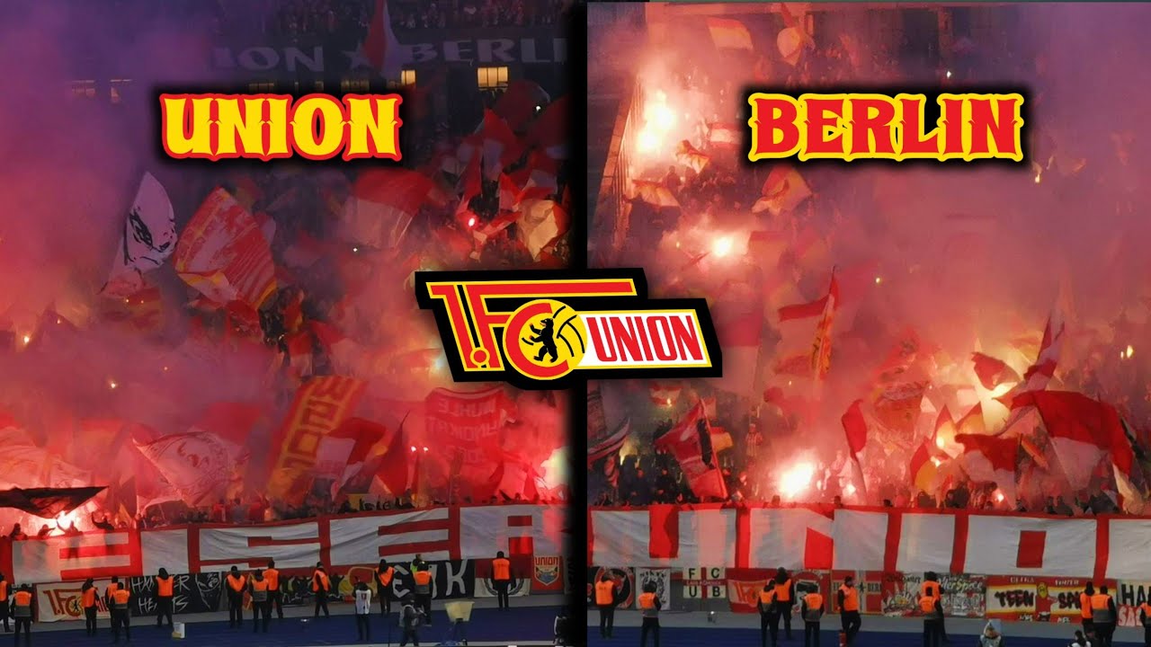 Union Berlin Fans at OlympiaStadion Berlin || Hertha Berlin - Union Berlin (28.01.23)